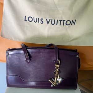 Authentic Louis Vuitton Madeleine Epi Leather purple  Bag